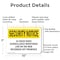 Signmission 24 Hour Video Surveillance OSHA Security Notice Sign, Aluminum, 10in W x 7in L, 2PK OS-2PACK-SN-A-710-L-11499 - alternate 6
